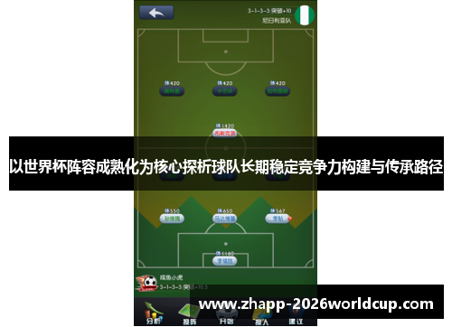 以世界杯阵容成熟化为核心探析球队长期稳定竞争力构建与传承路径